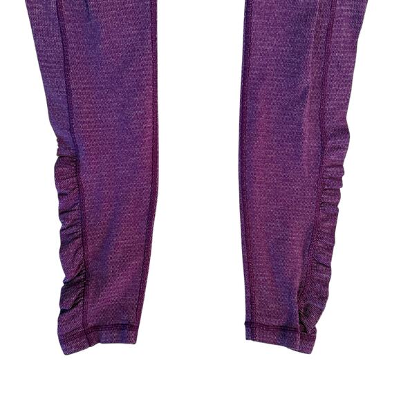 Lululemon Speed Tight IV Rulu Legging | Purple Ruched Warm Pockets Run | 8 - Picture 11 of 11